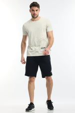 NAUTICA - טישירט קצרה בצבע STONE - MASHBIR//365