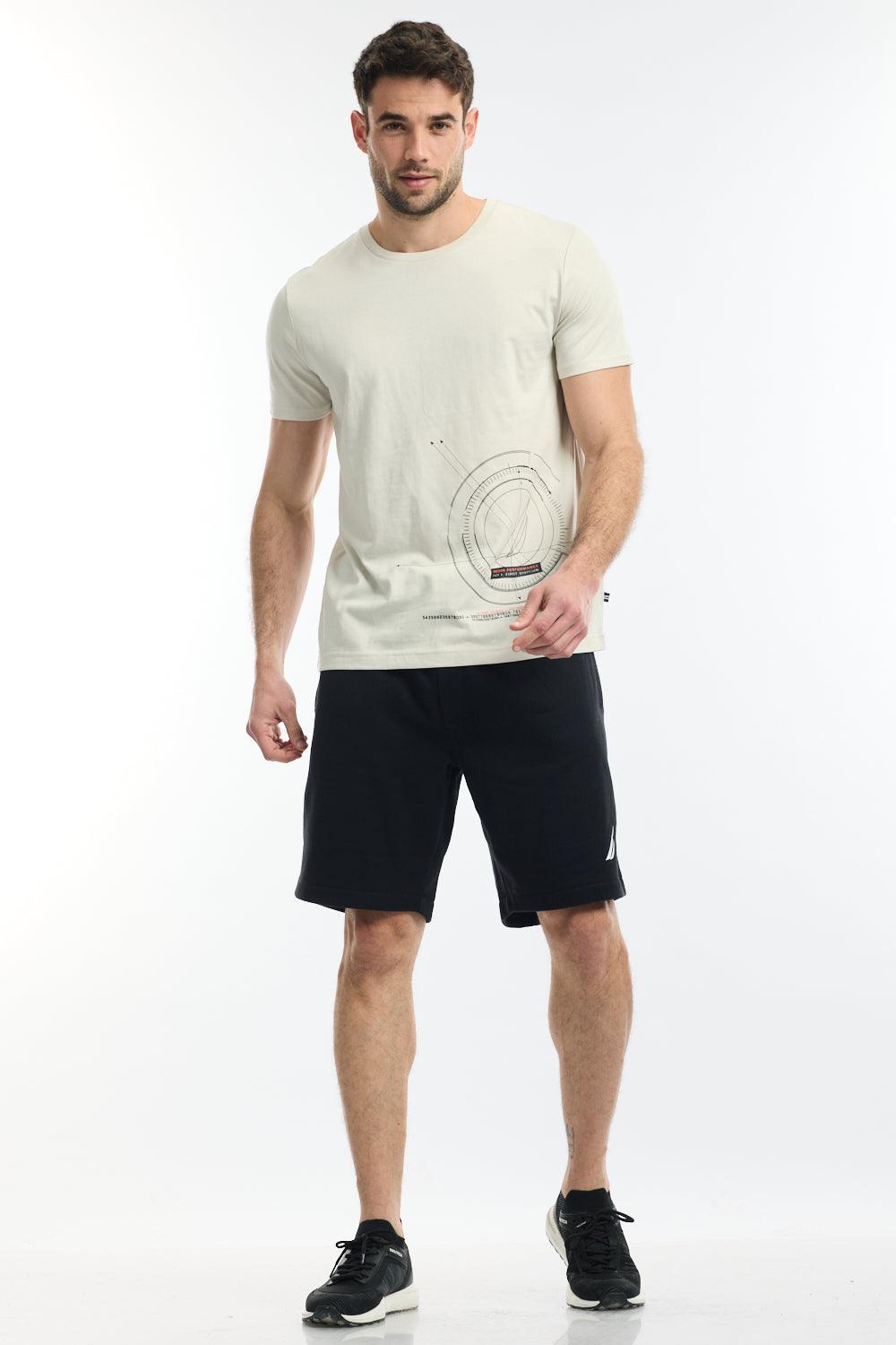 NAUTICA - טישירט קצרה בצבע STONE - MASHBIR//365