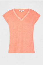 MORGAN - טישירט קצרה בצבע כתום - MASHBIR//365