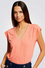 MORGAN - טישירט קצרה בצבע כתום - MASHBIR//365