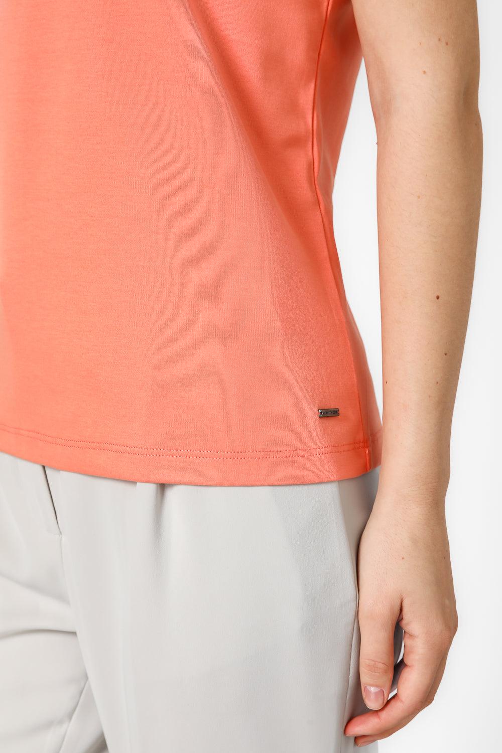 KENNETH COLE - טישירט קצרה בצבע כתום - MASHBIR//365