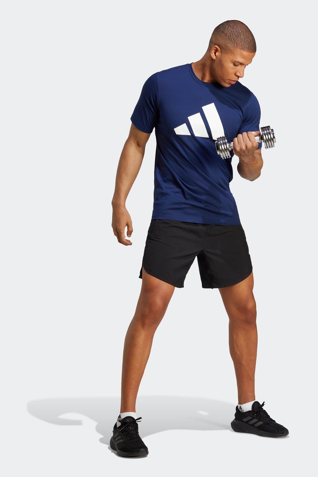 ADIDAS - טישירט קצרה בצבע כחול - MASHBIR//365