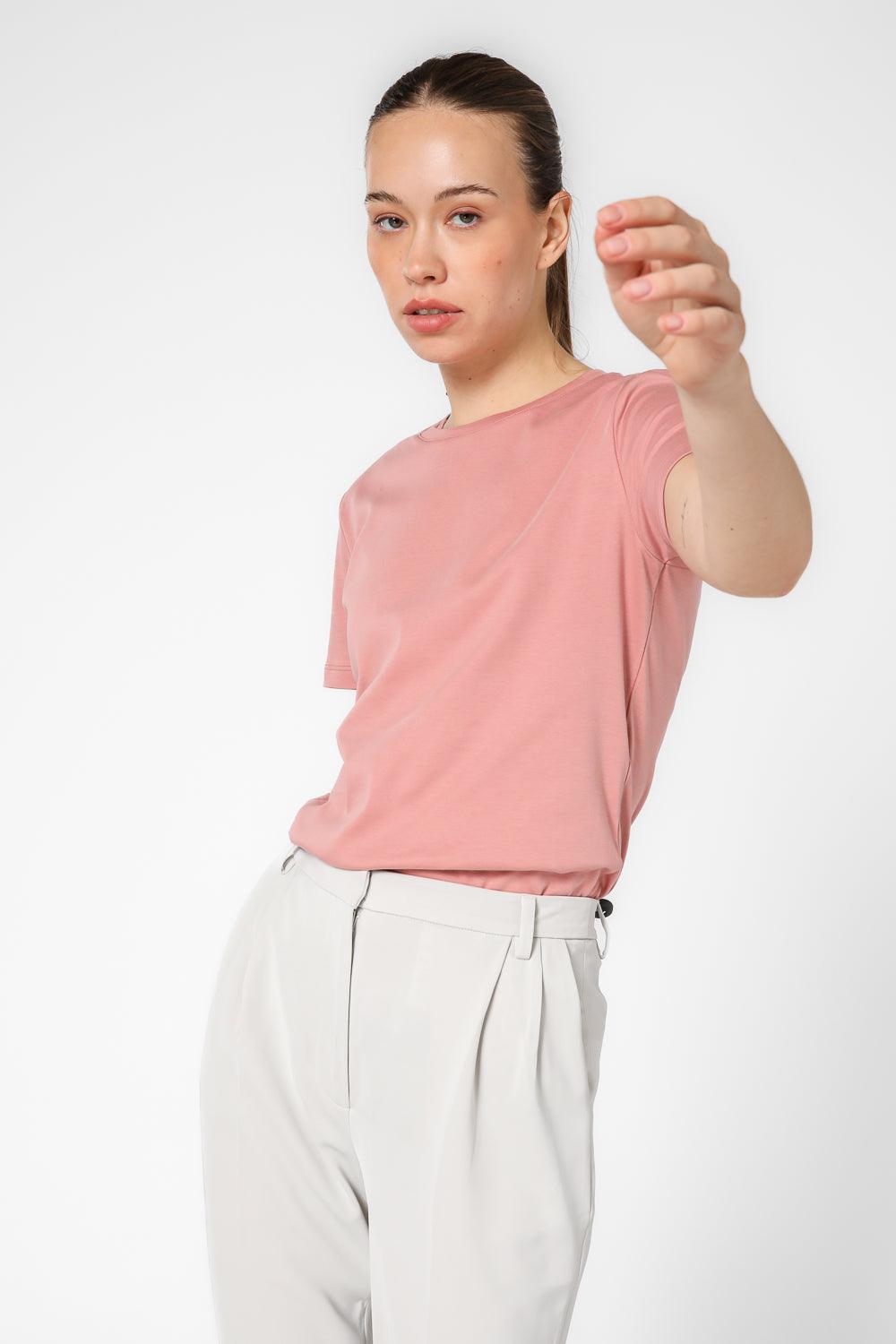 KENNETH COLE - טישירט קצרה בצבע ורוד - MASHBIR//365