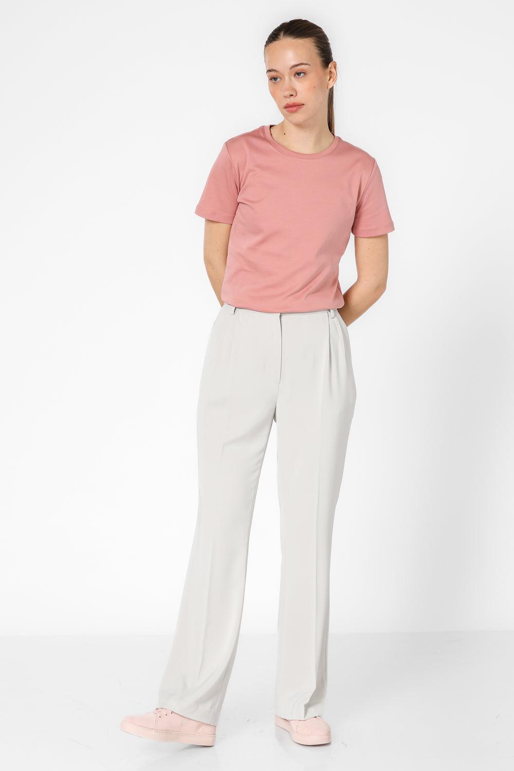 KENNETH COLE - טישירט קצרה בצבע ורוד - MASHBIR//365