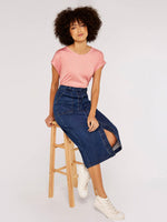 APRICOT - טישירט קצרה בצבע ורוד - MASHBIR//365