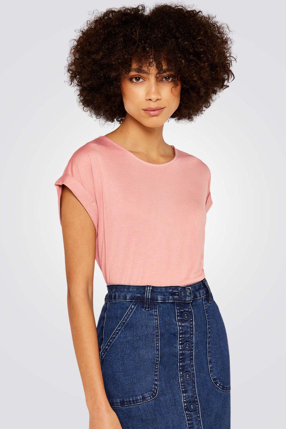 APRICOT - טישירט קצרה בצבע ורוד - MASHBIR//365