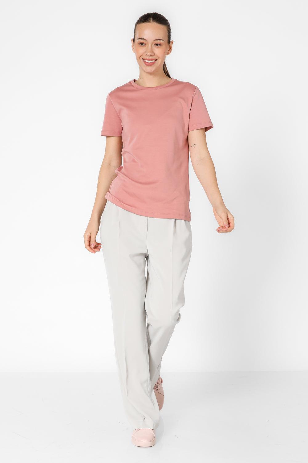 KENNETH COLE - טישירט קצרה בצבע ורוד - MASHBIR//365