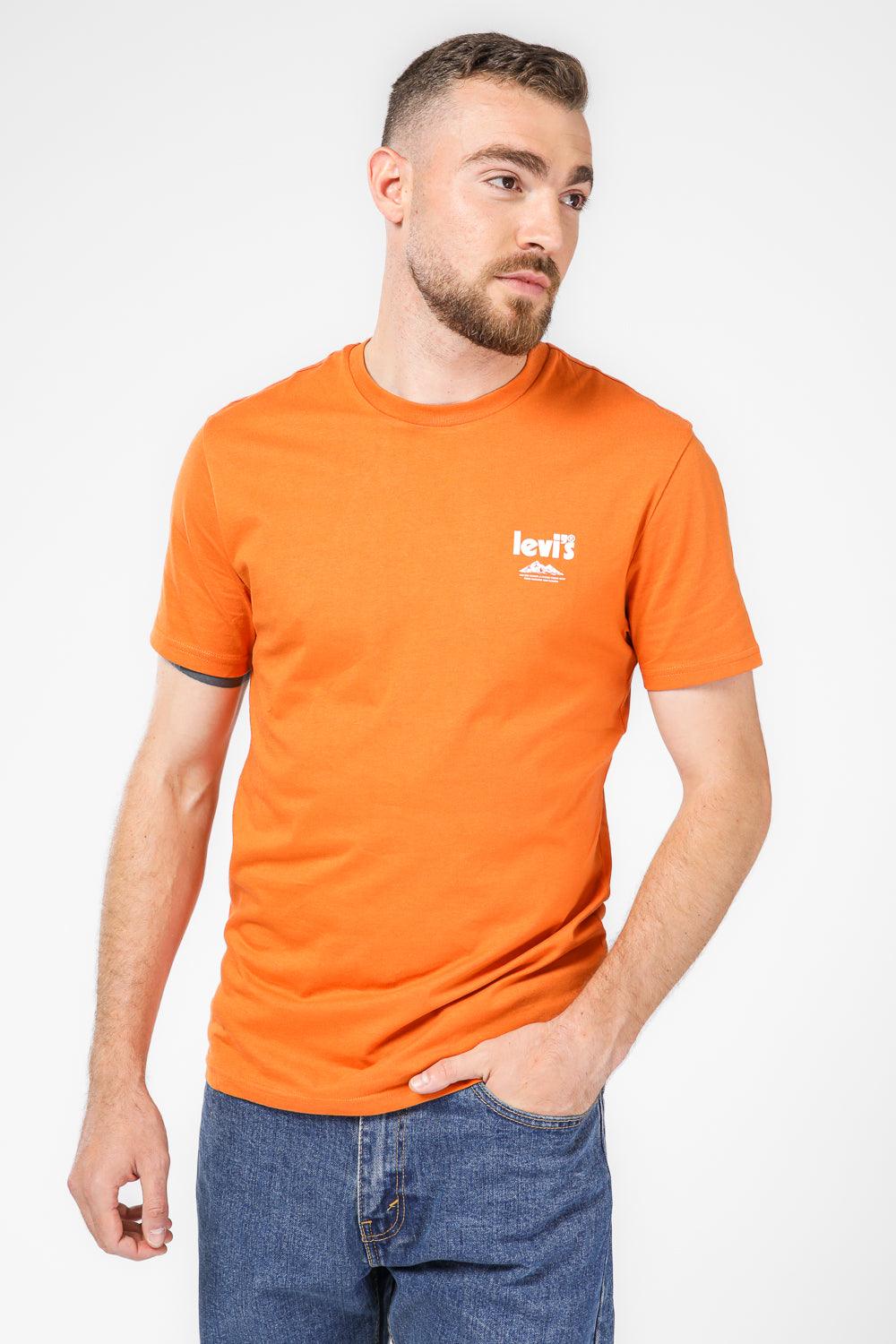 LEVI'S - טישירט קצרה BURNT ORAN צבע כתום - MASHBIR//365