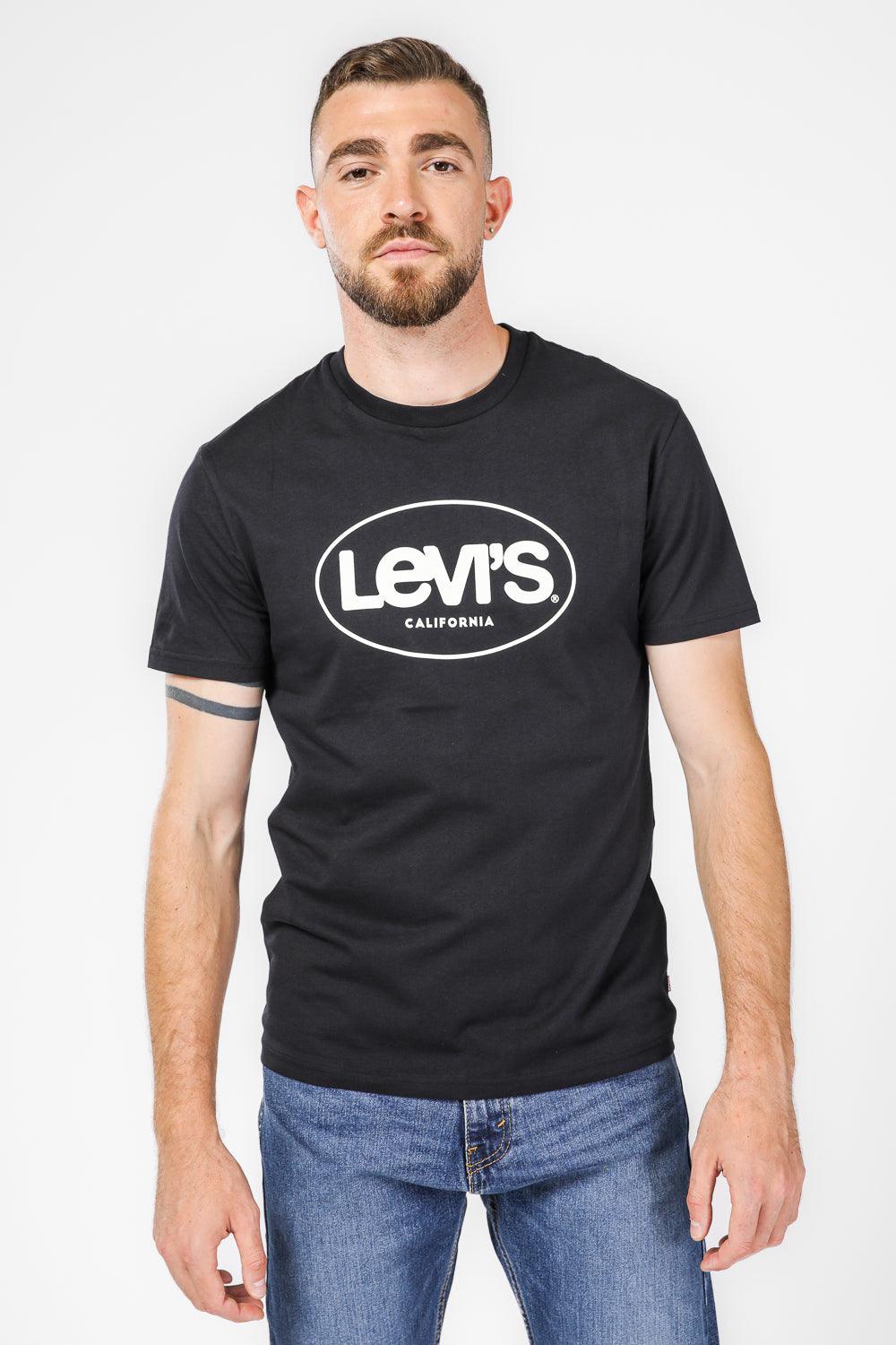 LEVI'S - טישירט קצרה California בצבע שחור - MASHBIR//365