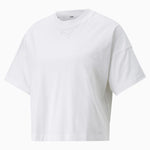 PUMA - טישירט קצרה HER Cropped Tee בצבע לבן - MASHBIR//365