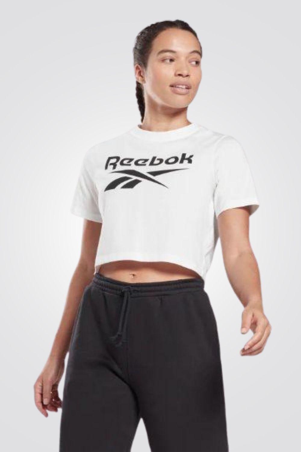 REEBOK - טישירט קצרה Identity בצבע לבן - MASHBIR//365