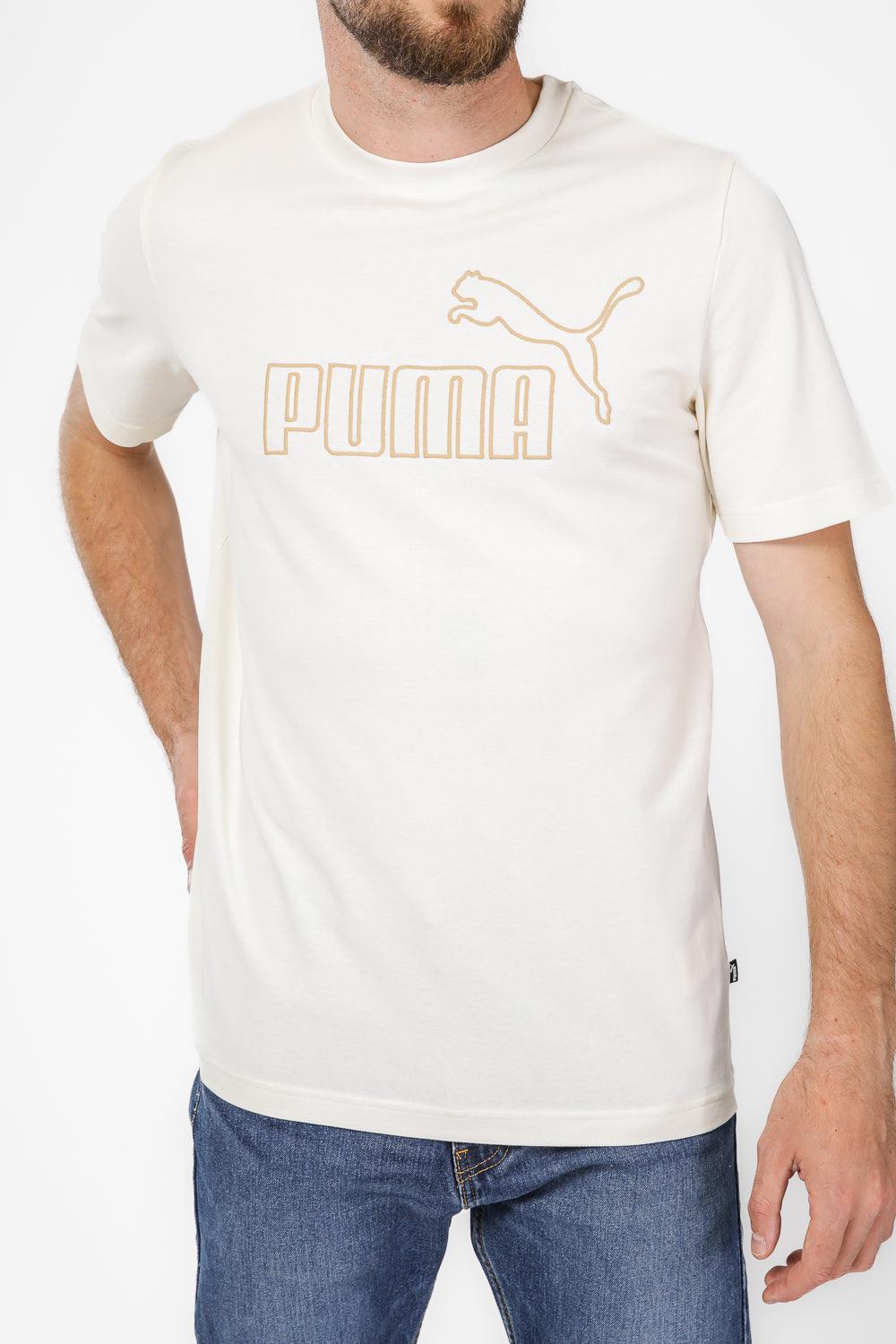 PUMA - טישירט קצרה לגבר בצבע בז' - MASHBIR//365