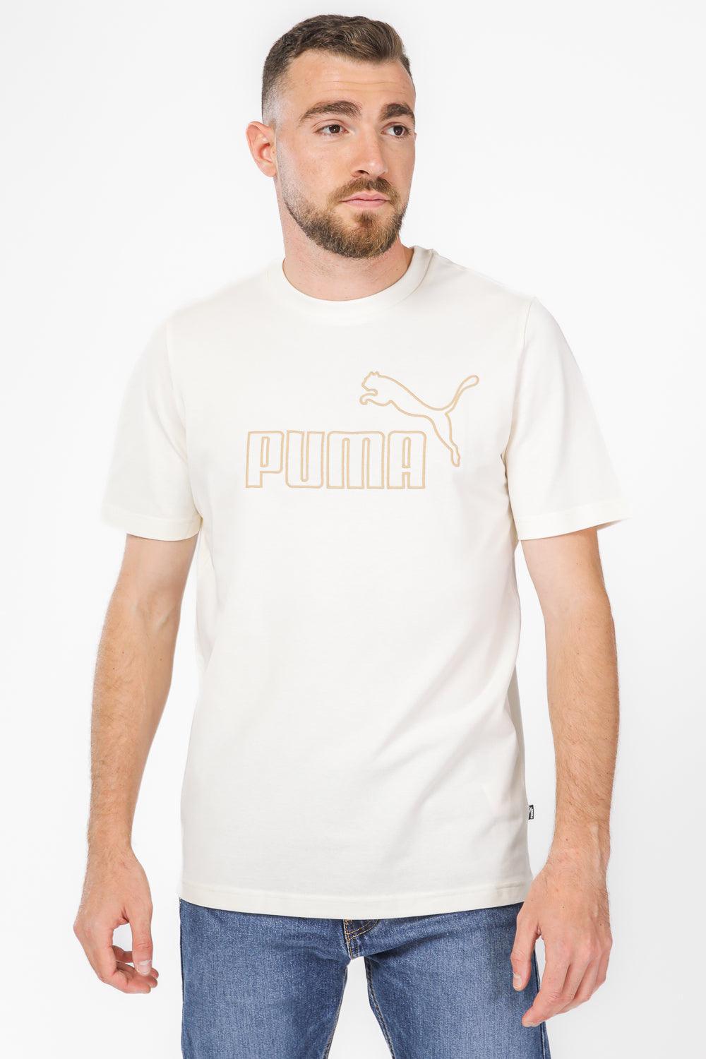 PUMA - טישירט קצרה לגבר בצבע בז' - MASHBIR//365