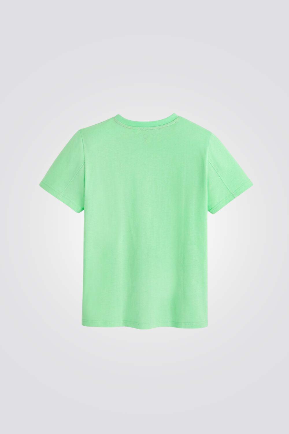 OKAIDI - טישירט קצרה לילדים בצבע ירוק - MASHBIR//365