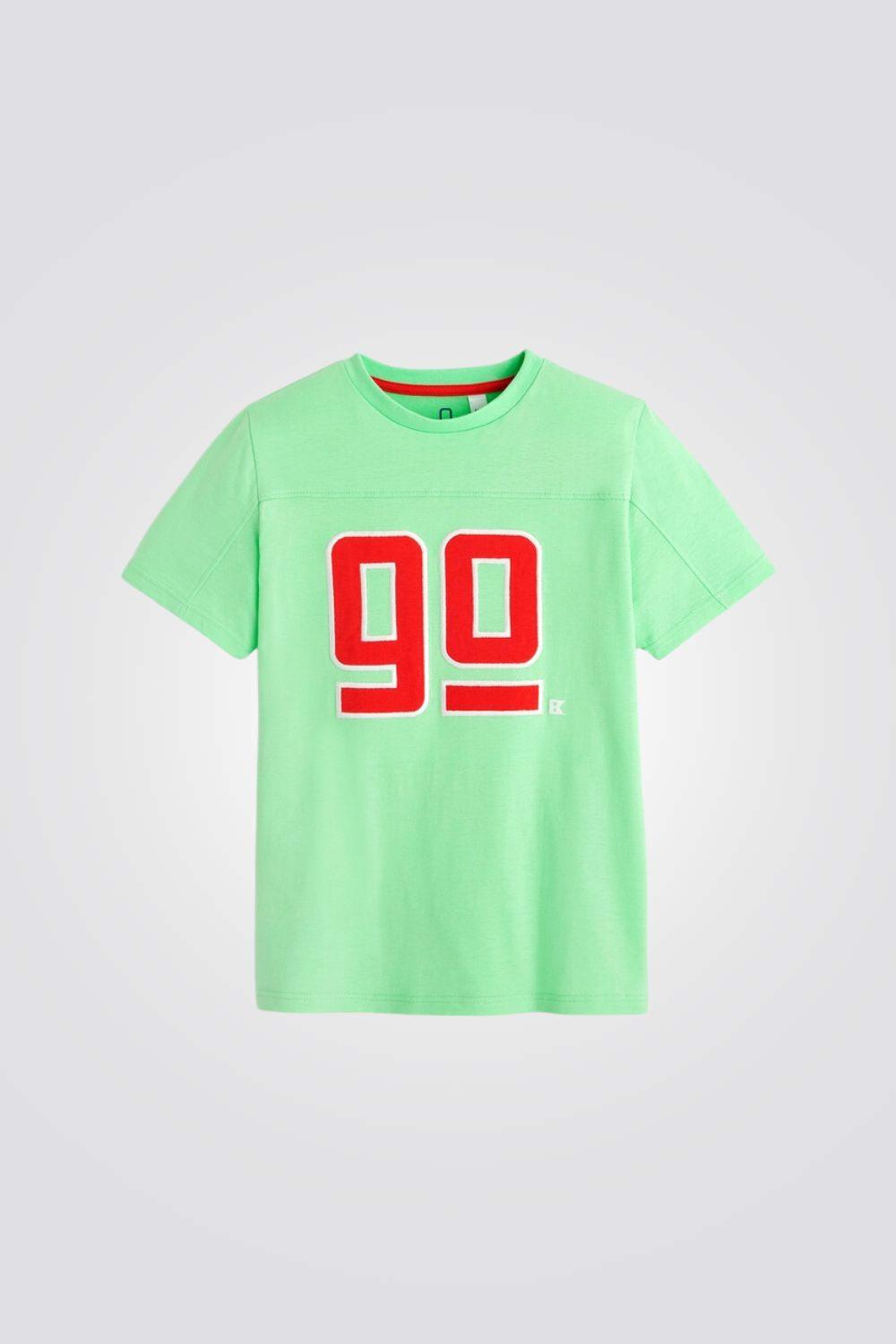 OKAIDI - טישירט קצרה לילדים בצבע ירוק - MASHBIR//365