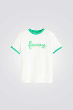 OKAIDI - טישירט קצרה לילדים בצבע לבן - MASHBIR//365