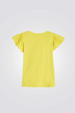 OKAIDI - טישירט קצרה לילדות בצבע צהוב - MASHBIR//365