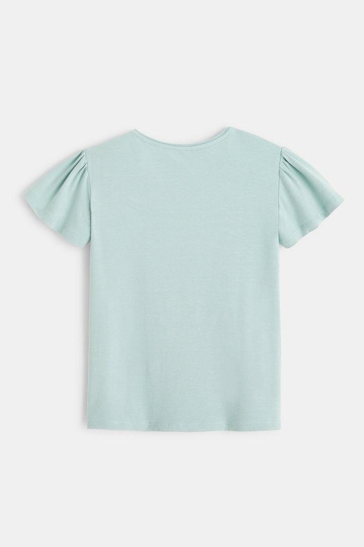 OKAIDI - טישירט קצרה לילדות בצבע ירוק - MASHBIR//365