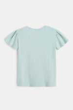 OKAIDI - טישירט קצרה לילדות בצבע ירוק - MASHBIR//365