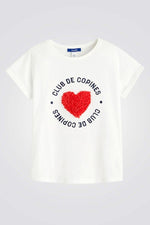 OKAIDI - טישירט קצרה לילדות בצבע לבן - MASHBIR//365