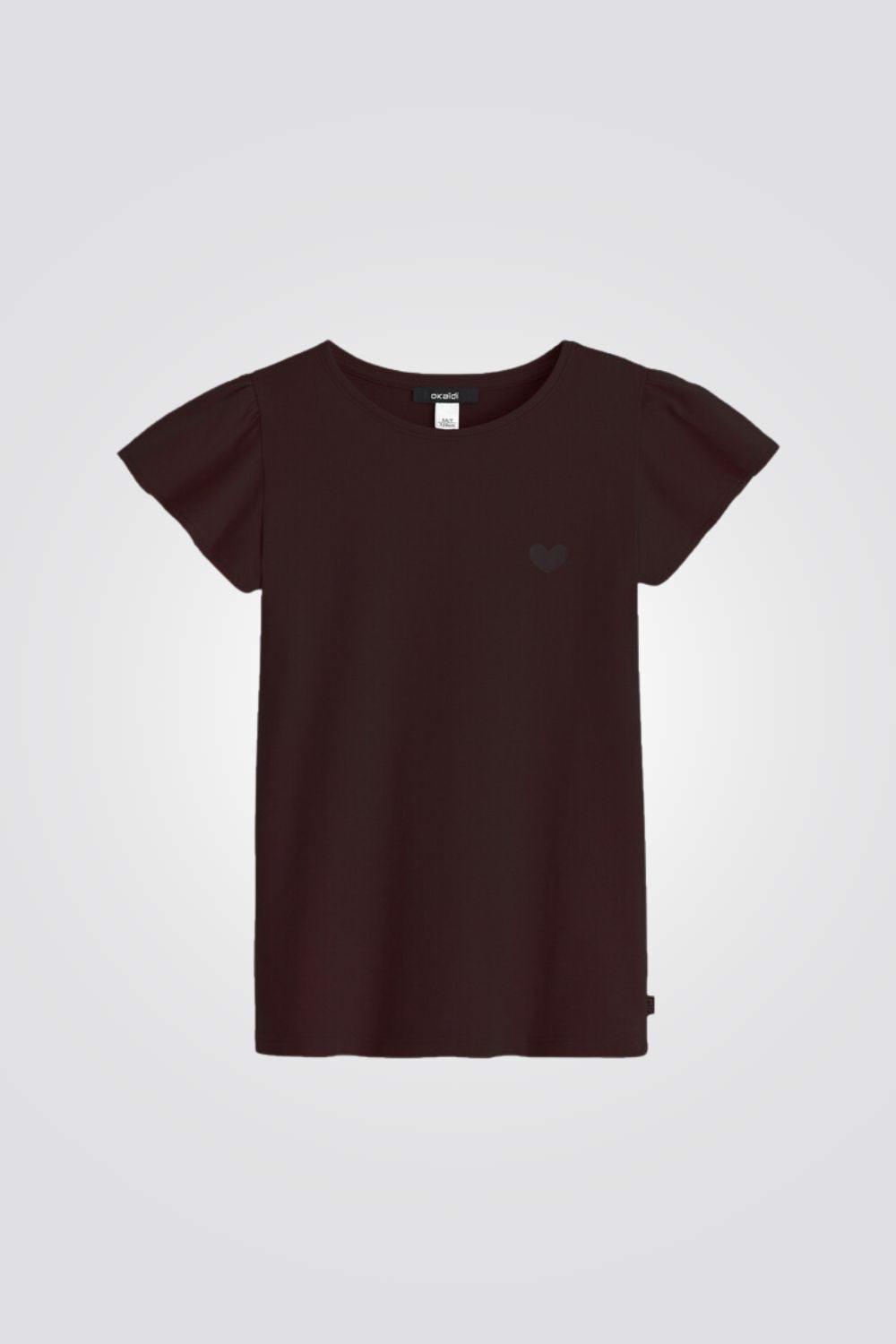 OKAIDI - טישירט קצרה לילדות בצבע שחור - MASHBIR//365