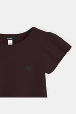 OKAIDI - טישירט קצרה לילדות בצבע שחור - MASHBIR//365