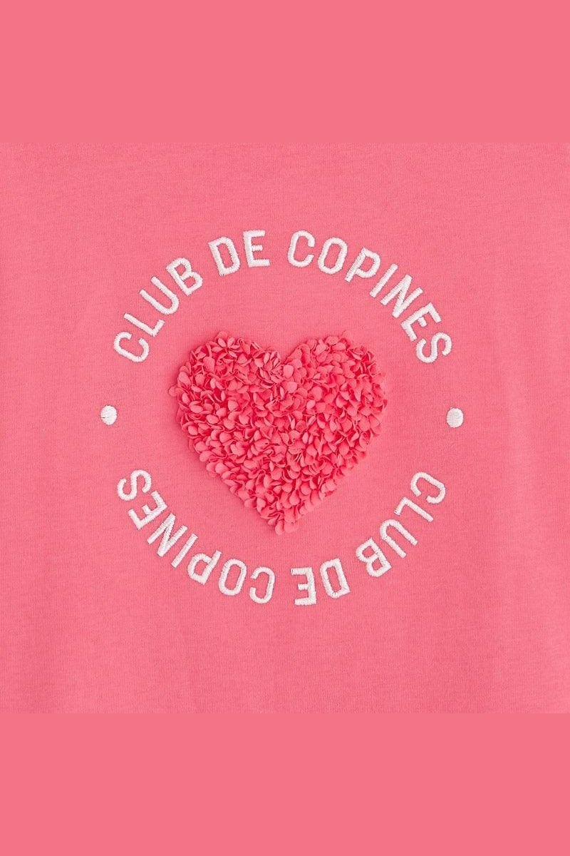 OKAIDI - טישירט קצרה לילדות בצבע ורוד - MASHBIR//365