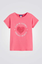 OKAIDI - טישירט קצרה לילדות בצבע ורוד - MASHBIR//365