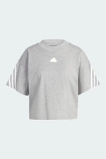 ADIDAS - טישירט קצרה לנשים בצבע אפור בהיר - MASHBIR//365