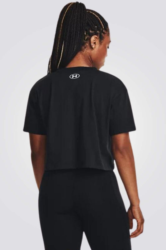UNDER ARMOUR - טישירט קצרה לנשים בצבע שחור - MASHBIR//365
