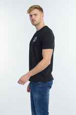 NAUTICA - טישירט קצרה עם לוגו בצבע שחור - MASHBIR//365