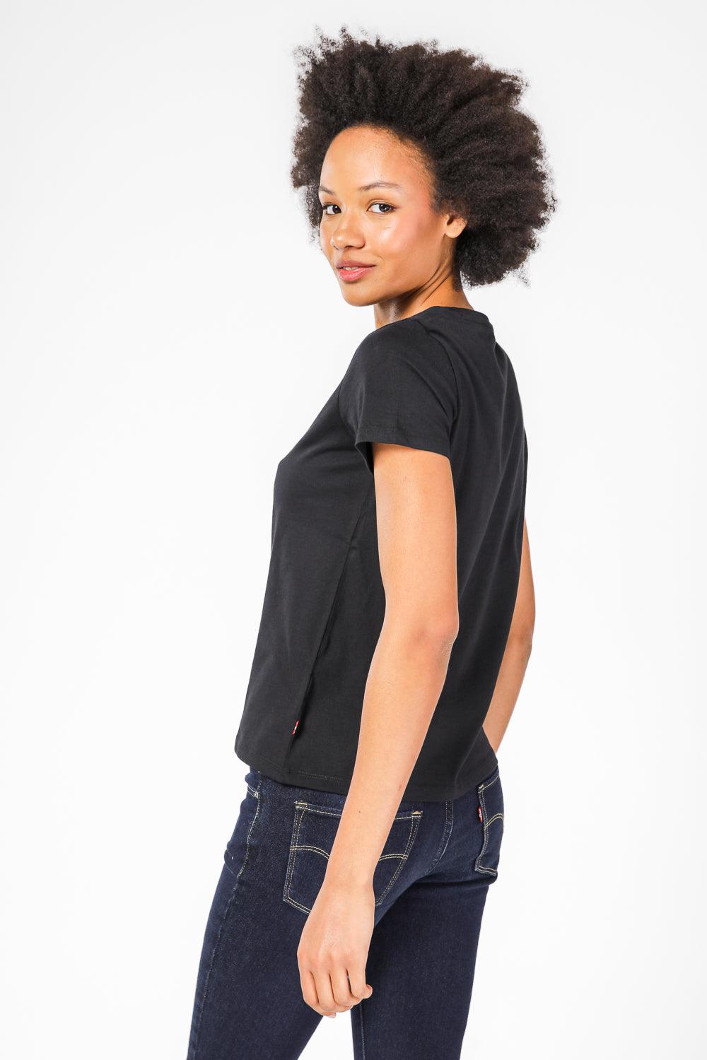 LEVI'S - טישירט קצרה עם לוגו בצבע שחור - MASHBIR//365