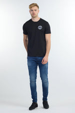 NAUTICA - טישירט קצרה עם לוגו בצבע שחור - MASHBIR//365