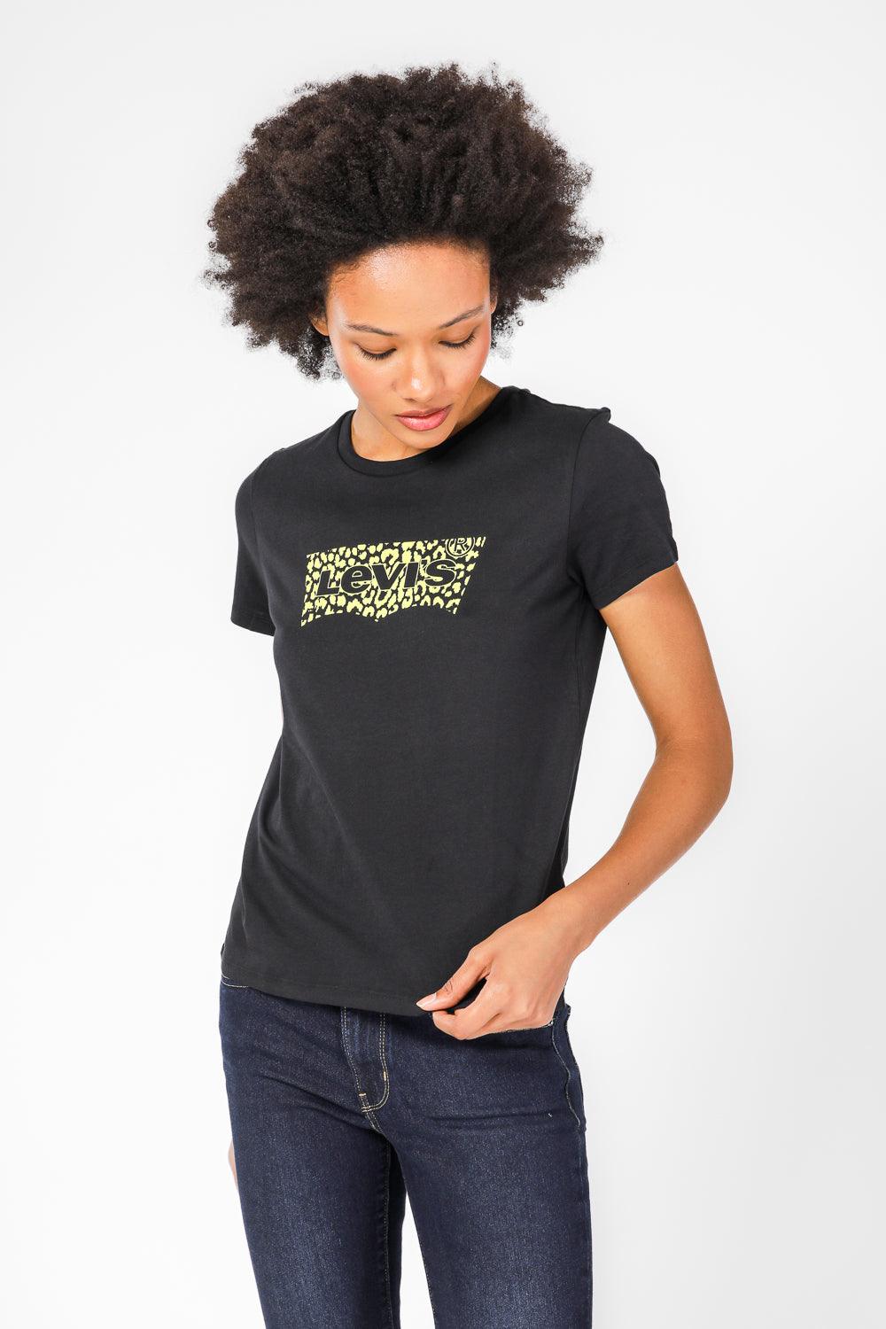 LEVI'S - טישירט קצרה עם לוגו בצבע שחור - MASHBIR//365