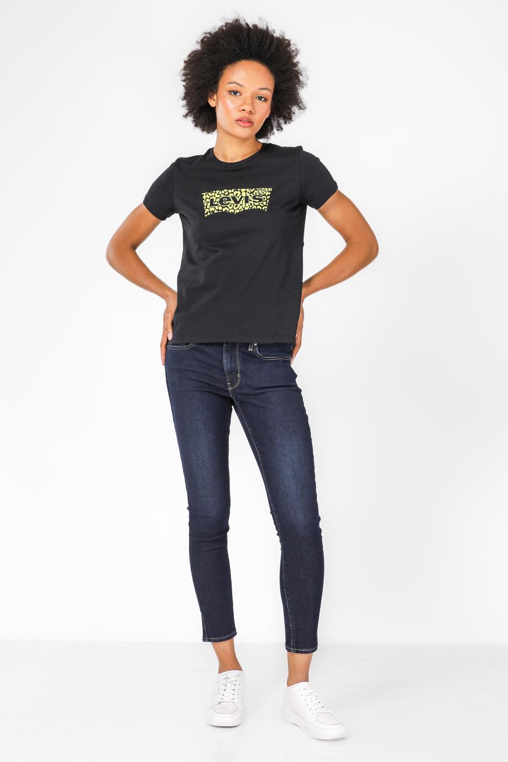 LEVI'S - טישירט קצרה עם לוגו בצבע שחור - MASHBIR//365