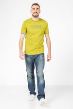 LEVI'S - טישירט קצרה OUTLINE BRANDED בצבע ירוק - MASHBIR//365