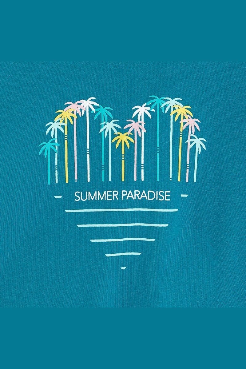 OKAIDI - טישירט קשירה לילדות בצבע כחול - MASHBIR//365