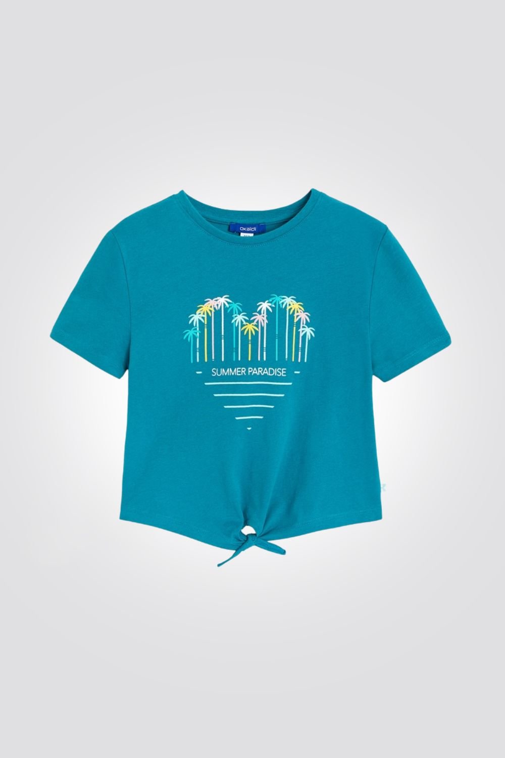 OKAIDI - טישירט קשירה לילדות בצבע כחול - MASHBIR//365