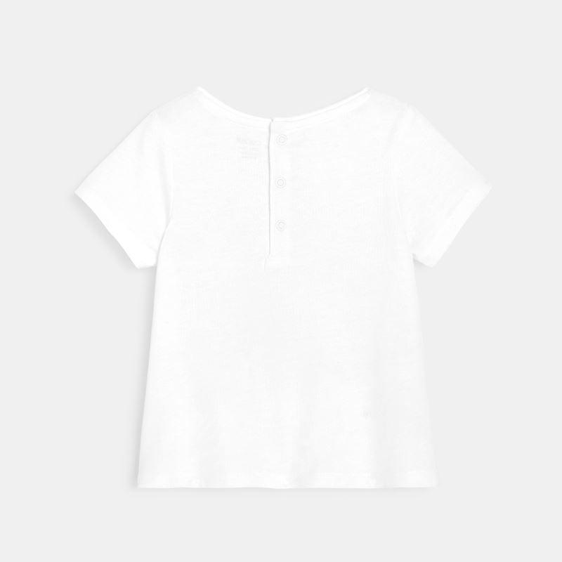 OBAIBI - טישירט לבנה הדפס חיות לתינוקות - MASHBIR//365