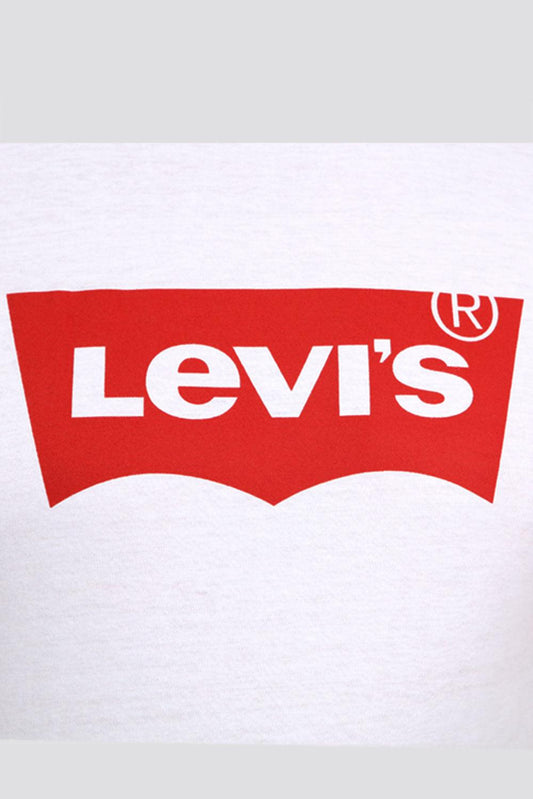 LEVI'S - טישירט לבנה הדפס לוגו אדום - MASHBIR//365