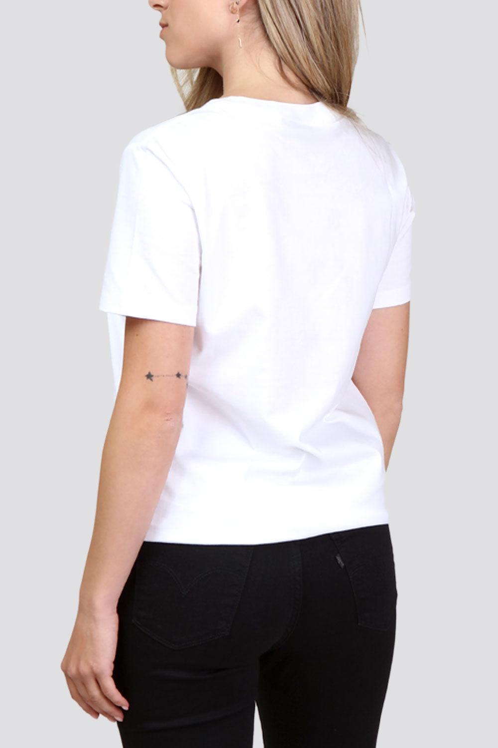 DIESEL - טישירט לבנה לוגו עגול - MASHBIR//365