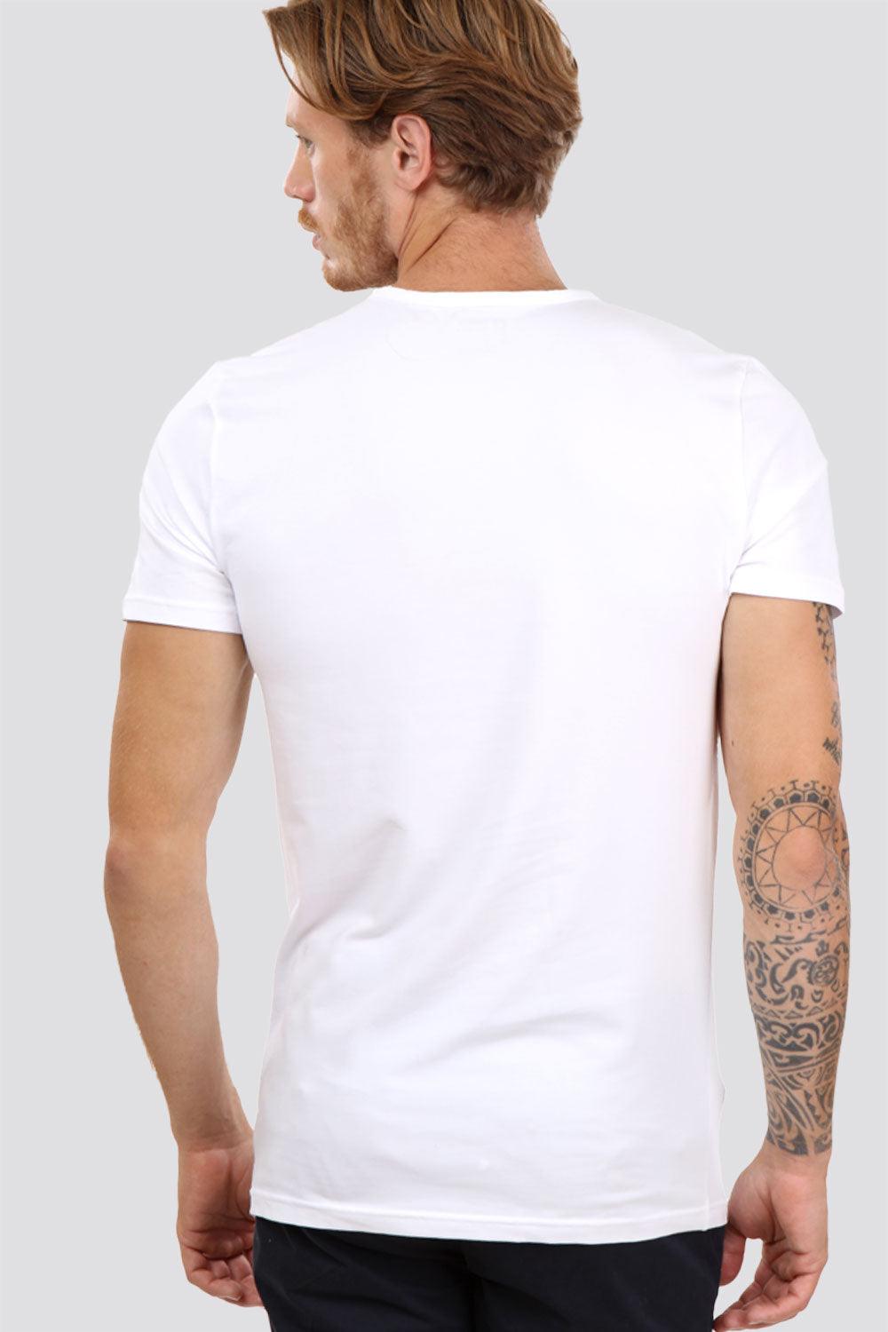 DELTA - טישירט לבנה צווארון עגול - MASHBIR//365