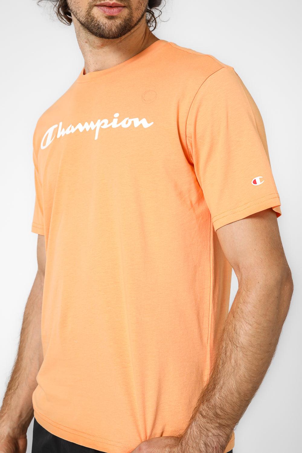 CHAMPION - טישירט LEGACY-CREWNECK בצבע כתום - MASHBIR//365