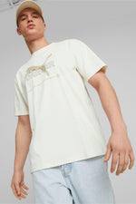 PUMA - טישירט לגבר בצבע בז' - MASHBIR//365