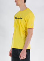 CHAMPION - טישירט לגבר בצבע צהוב - MASHBIR//365