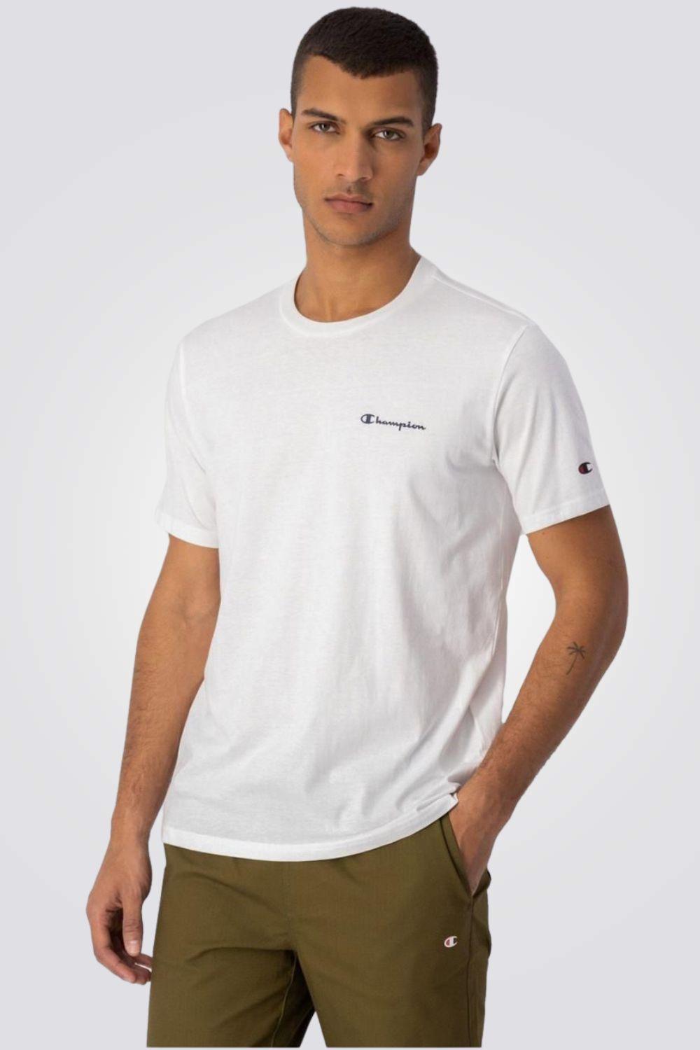 CHAMPION - טישירט לגבר בצבע לבן - MASHBIR//365