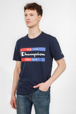 CHAMPION - טישירט לגבר בצבע נייבי - MASHBIR//365