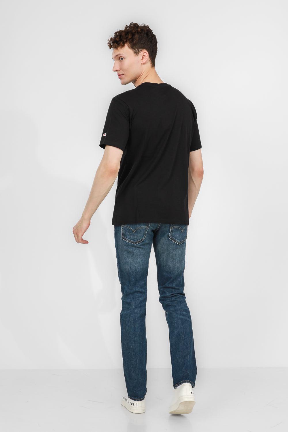 CHAMPION - טישירט לגבר בצבע שחור - MASHBIR//365