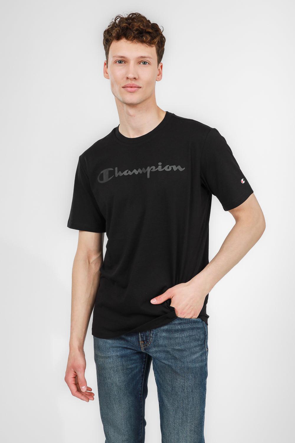 CHAMPION - טישירט לגבר בצבע שחור - MASHBIR//365