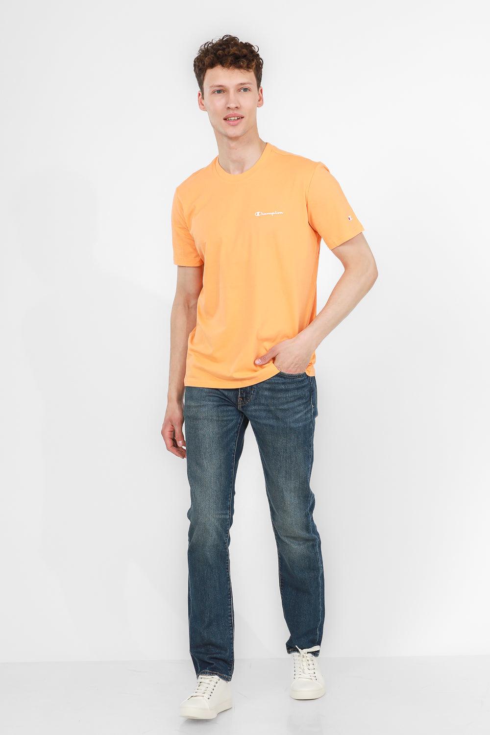 CHAMPION - טישירט לגבר בצבע כתום - MASHBIR//365